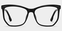 Libby Black Geometric Glasses0