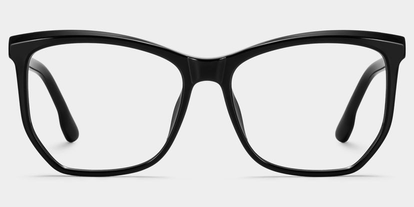 Libby Black Geometric Glasses