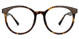 Jumesha Round Tortoise Glasses0