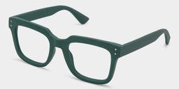 Liizbeett Square Green Glasses2