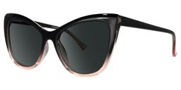 Shelby Cateye Black-Pink Glasses1