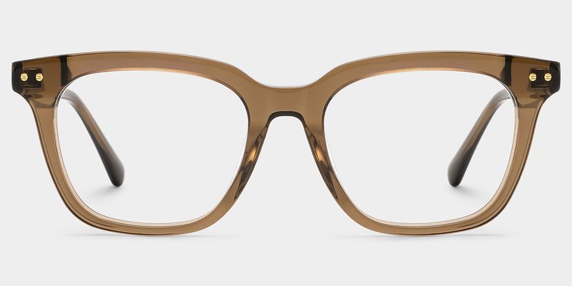 Angela Brown Rectangle Glasses