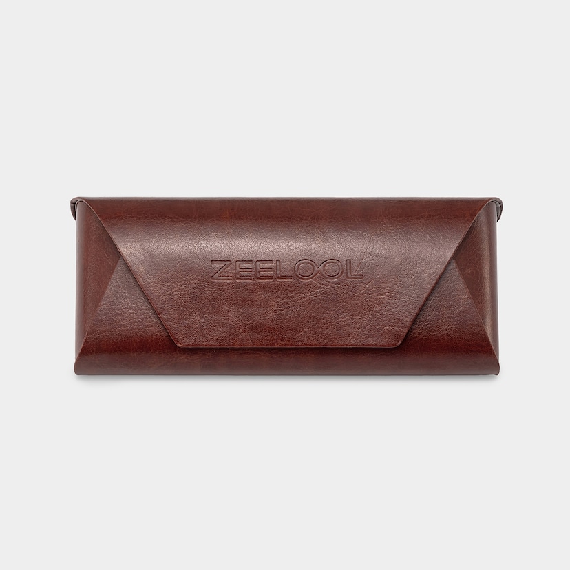 High-quality Portable Brown Glasses Storage Bag