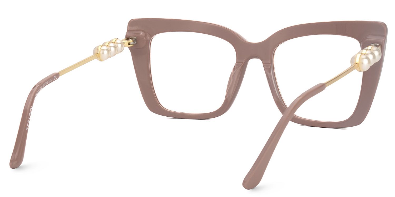 Monalisa Thick Brown Glasses in Square Design | Zeelool5