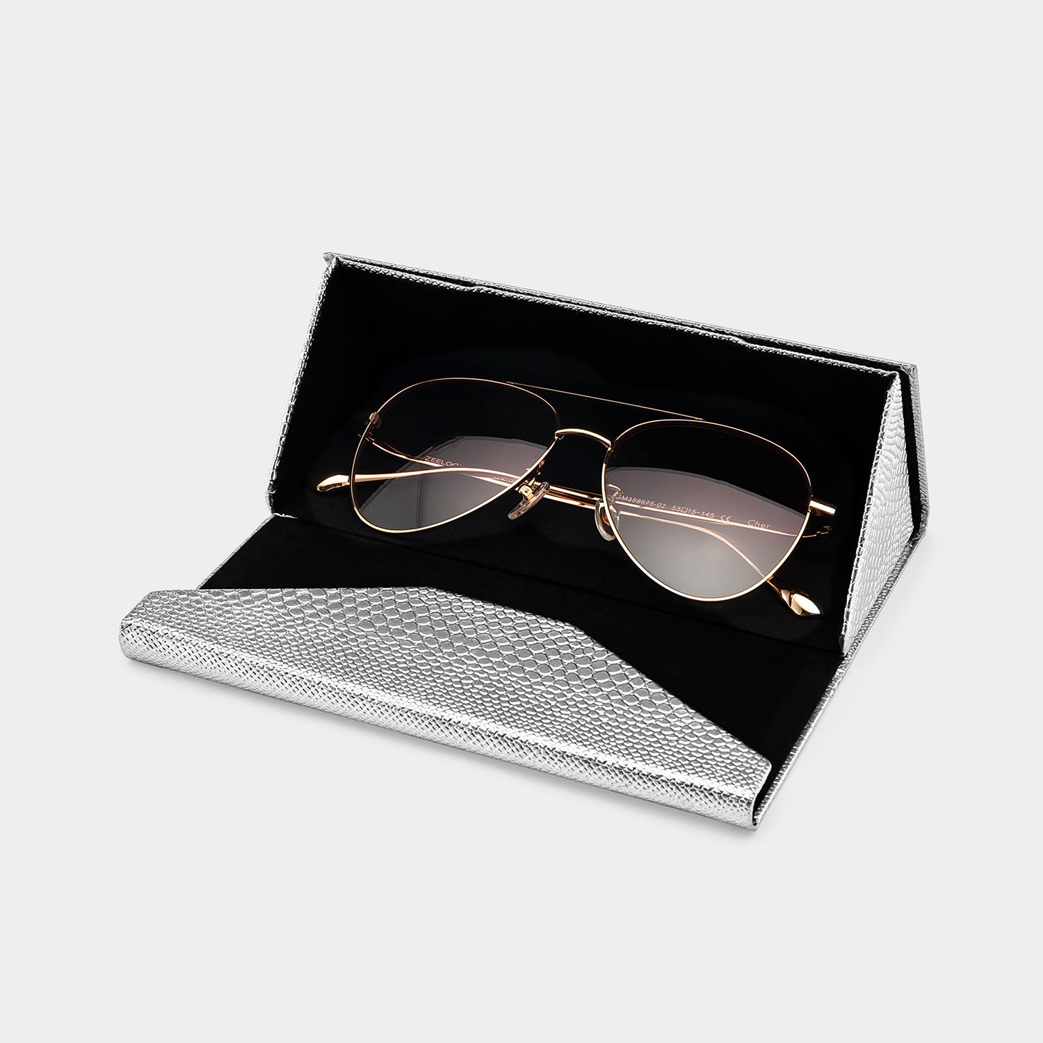 Silver Portable Glasses Storage Bag4