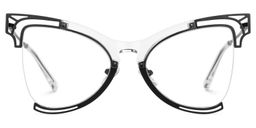 Phillisa Butterfly Black Glasses0