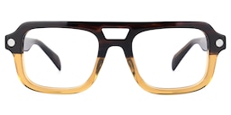 Ismail Aviator Two-Tone Glasses0