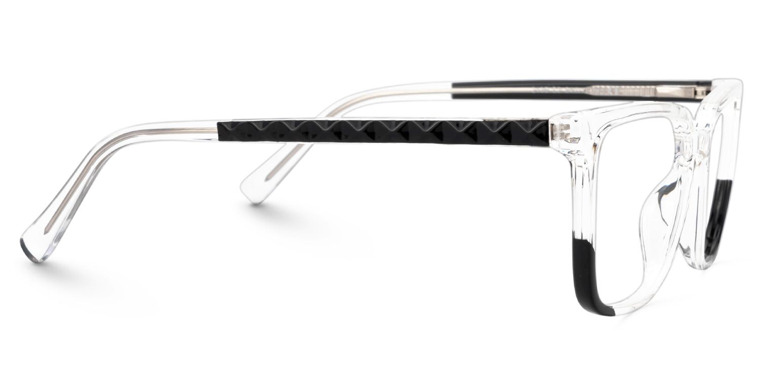 Krissy Clear Eyeglasses in Square Full-Frame  | Zeelool2
