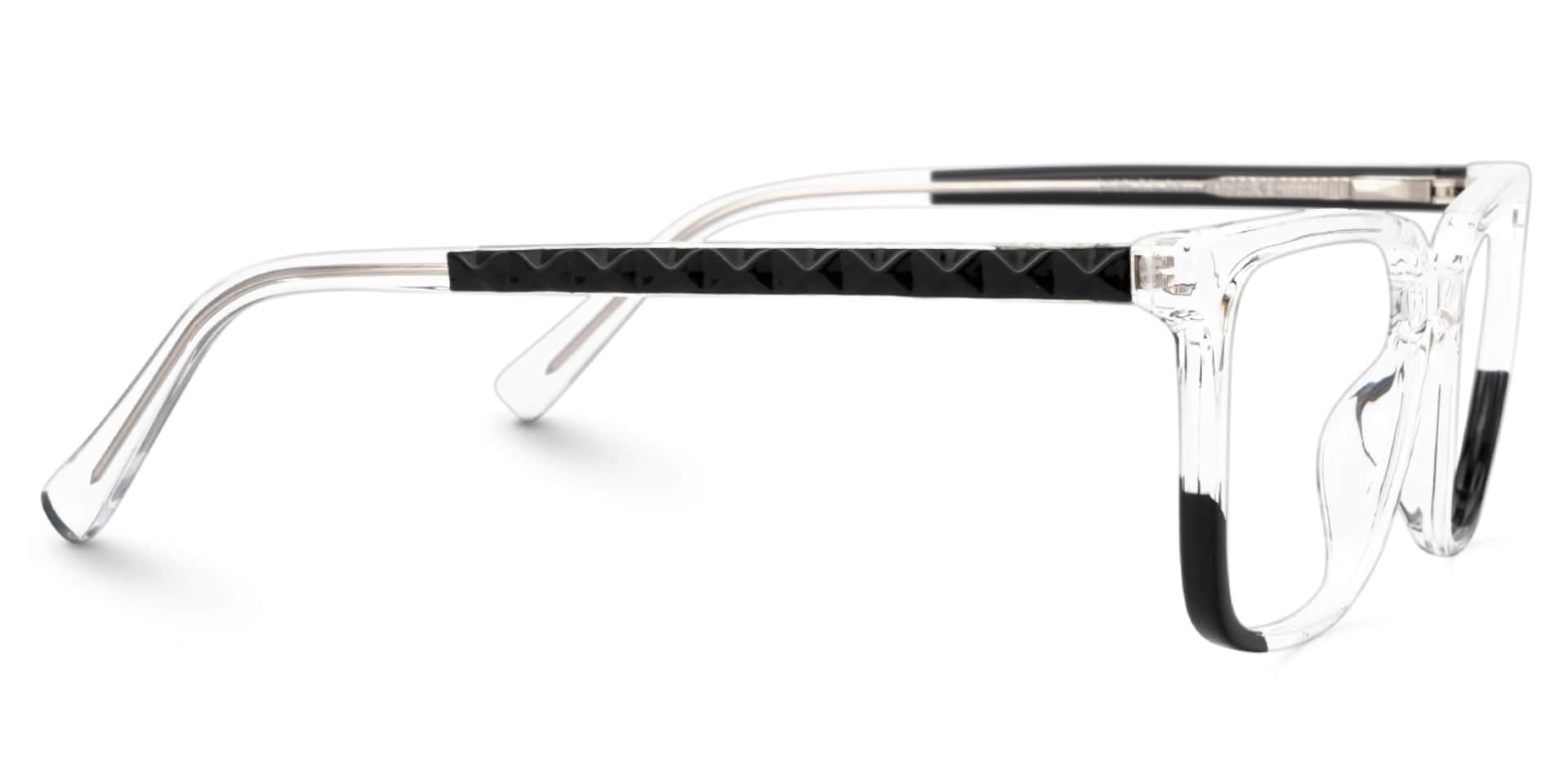 Krissy Crystal Eyeglasses in Square Full-Frame  | Zeelool2