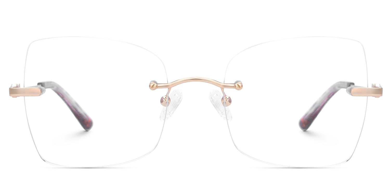Tierney Designer Butterfly Glasses in Rimless  | Zeelool1