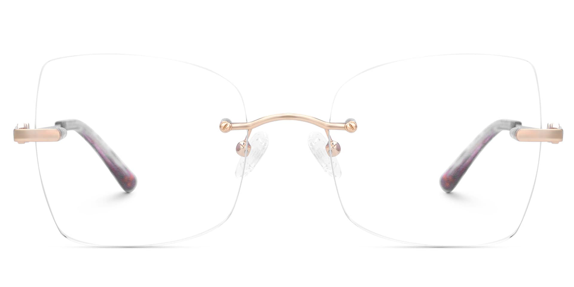 Tierney Designer Butterfly Glasses in Rimless  | Zeelool1