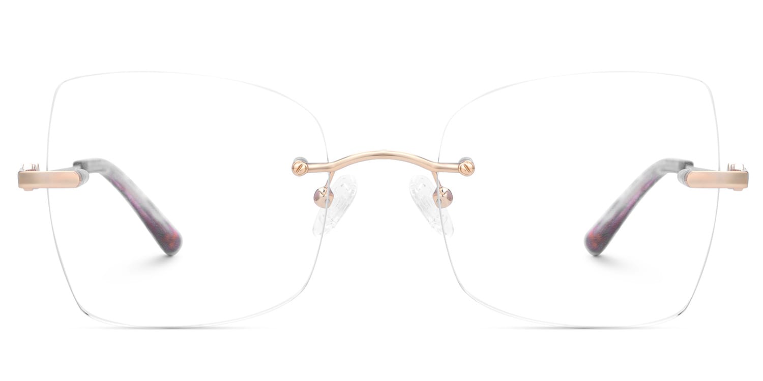 Tierney Designer Butterfly Glasses in Rimless  | Zeelool1