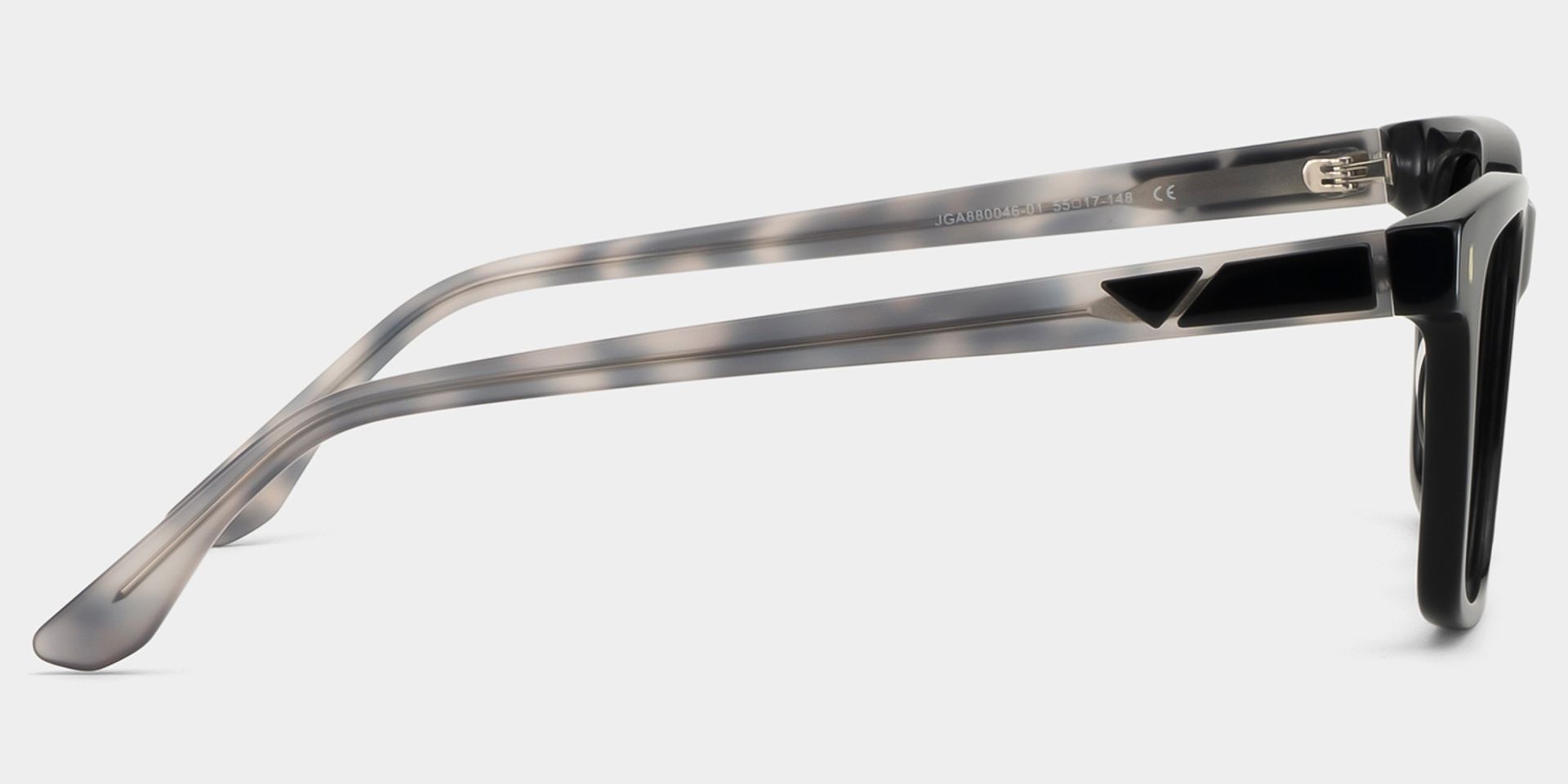 Rectangle Black Eyeglasses- Travis Acetate Frame Glasses3