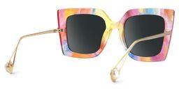 Qatar Multicolor Square Sunglasses5