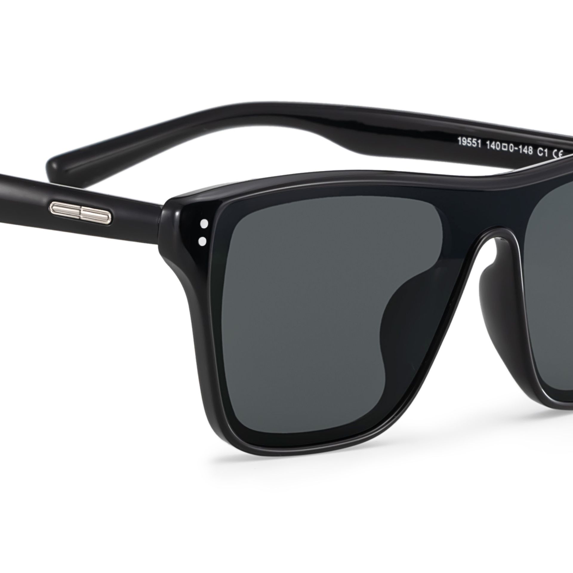 Paloma Black Aviator Polarized Sunglasses Online | Zeelool3