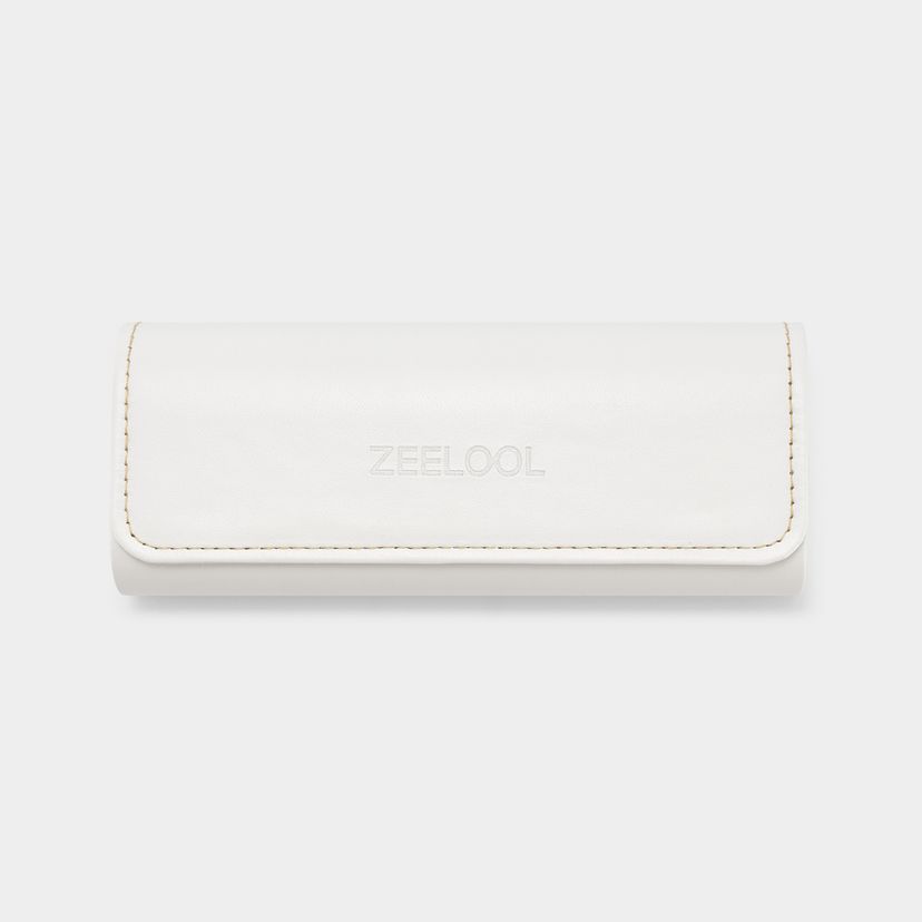 White Portable Glasses Storage Bag
