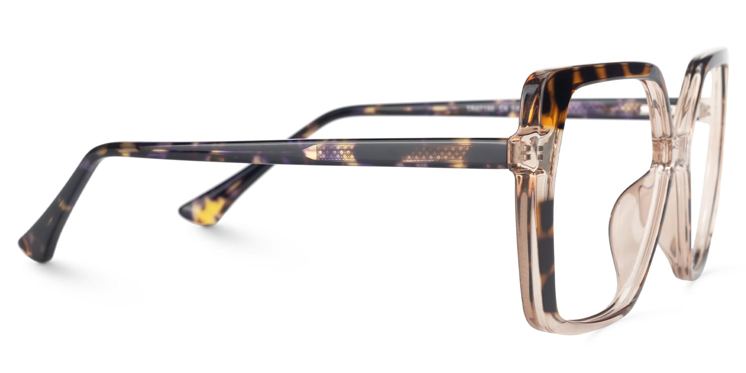 Jeneive Square Tortoise Glasses2
