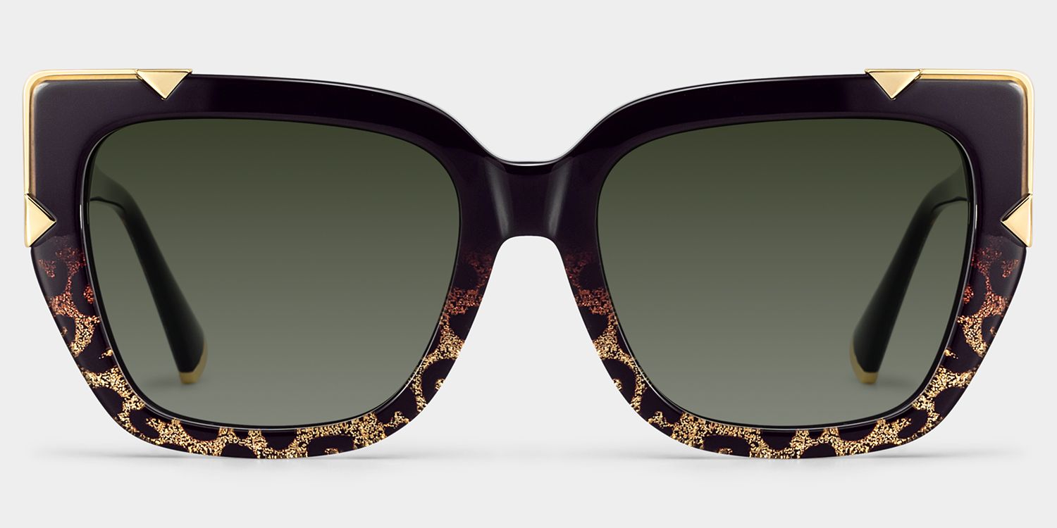 Dax Square Two-tone Frame Eyeglasses for Women| ZEELOOL0