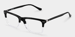 Harper Rectangle Two tone Glasses3