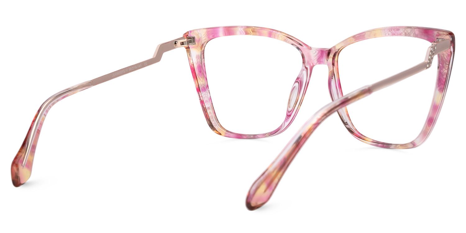 New Arrival Pink Color for Awilda Frame Glasses | Zeelool3