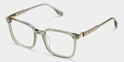 Zoe Square Green Glasses6