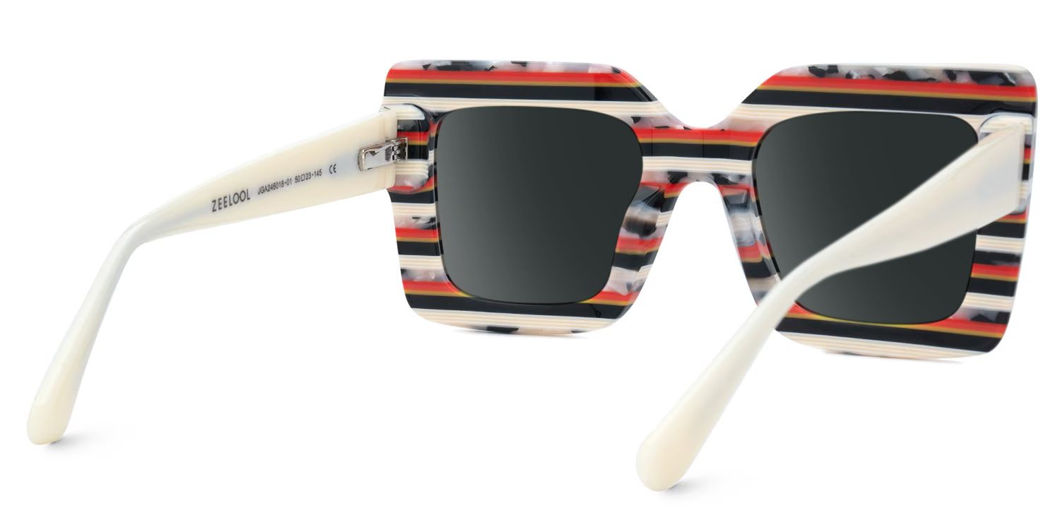 Beitané Thick Square Frame Sunglasses | Zeelool3