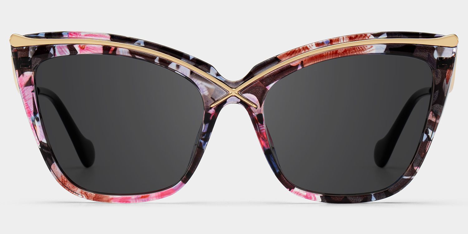 Winston Butterfly Floral Sunglasses | Zeelool Optical0
