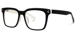 Demers Square Black Glasses1