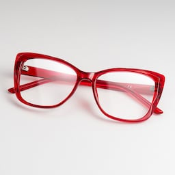 Farris Cat eye Red Glasses0