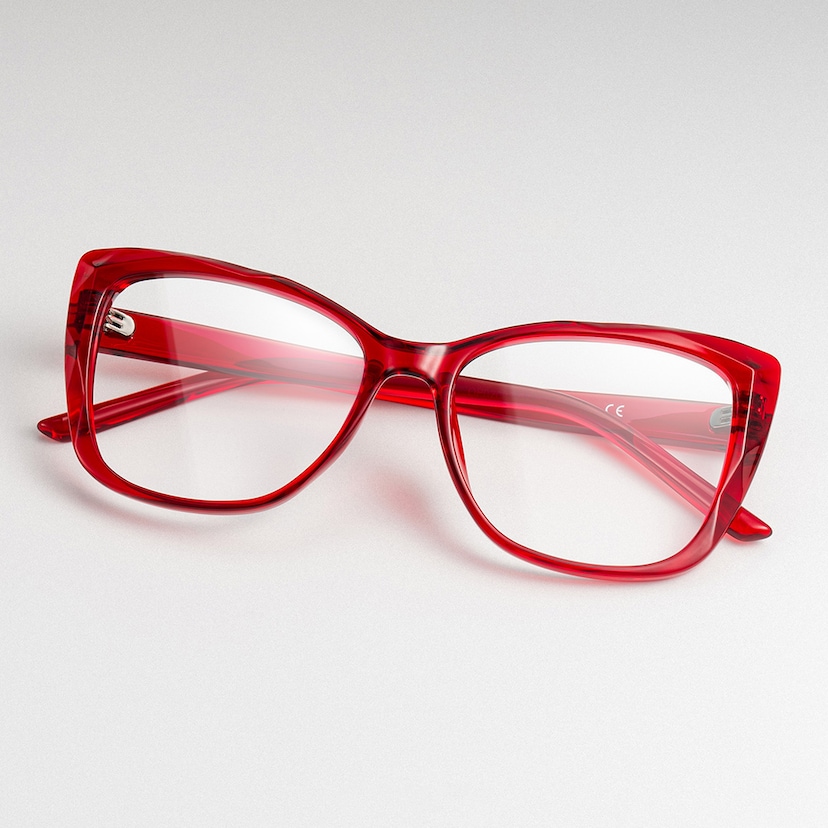 Farris Cat eye Red Glasses