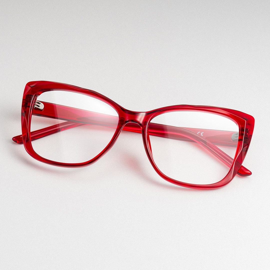 Farris Cat eye Red Glasses