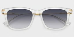 Selena Rectangle Clear Glasses1