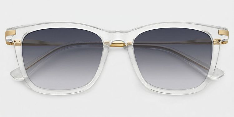 Selena Rectangle Clear Glasses