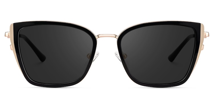 Juniper Rectangle Black Sunglasses