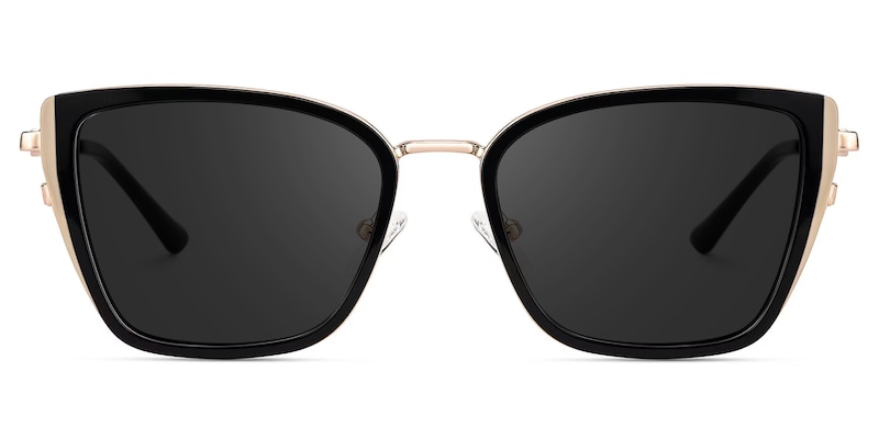 Juniper Rectangle Black Sunglasses