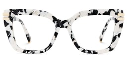 Cardozo Square Cow Print Glasses1