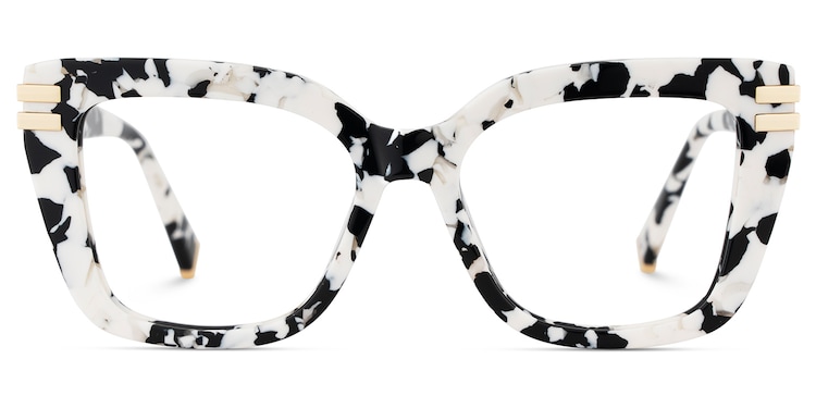 Cardozo Square Cow Print Glasses