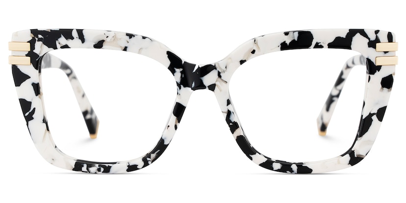 Cardozo Square Cow Print Glasses