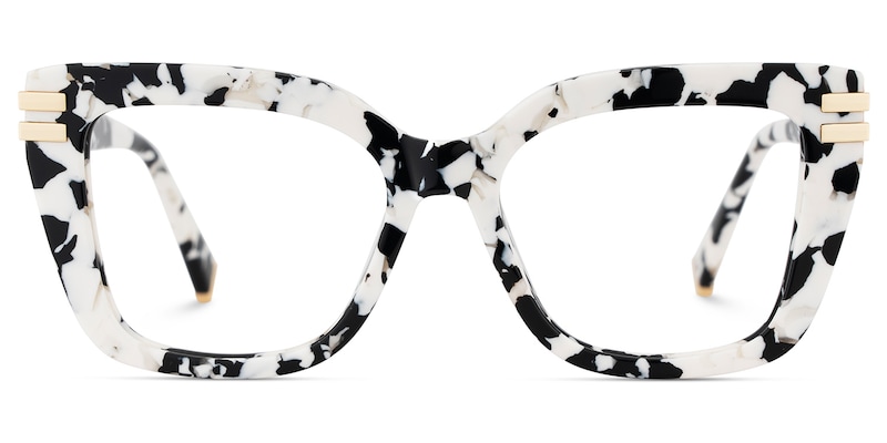 Cardozo Square Cow Print Glasses