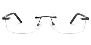 Amariliz Rectangle Black Glasses0
