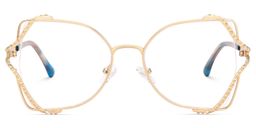 Mcconico Butterfly Gold Glasses0