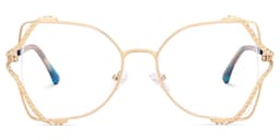 Mcconico Butterfly Gold Glasses0