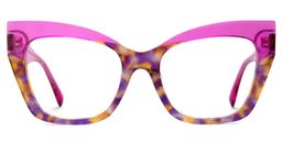 Conrad Purple Tortoise Cat eye Glasses0