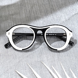 Milan Round White Glasses4