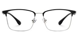Eaddy Rectangle Silver Glasses0