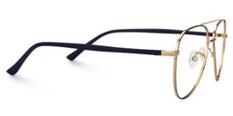 Paige Aviator Black-Gold Glasses2