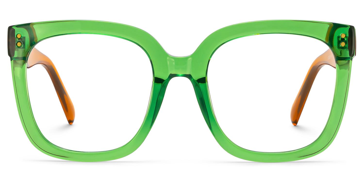 TR90 Ebony Eyeglasses, Ebony Square Glasses -Zeelool Glasses