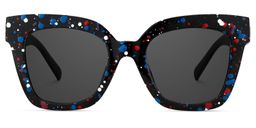 Malcolm Square Colorful Sunglasses0