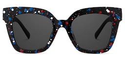 Malcolm Square Colorful Sunglasses0