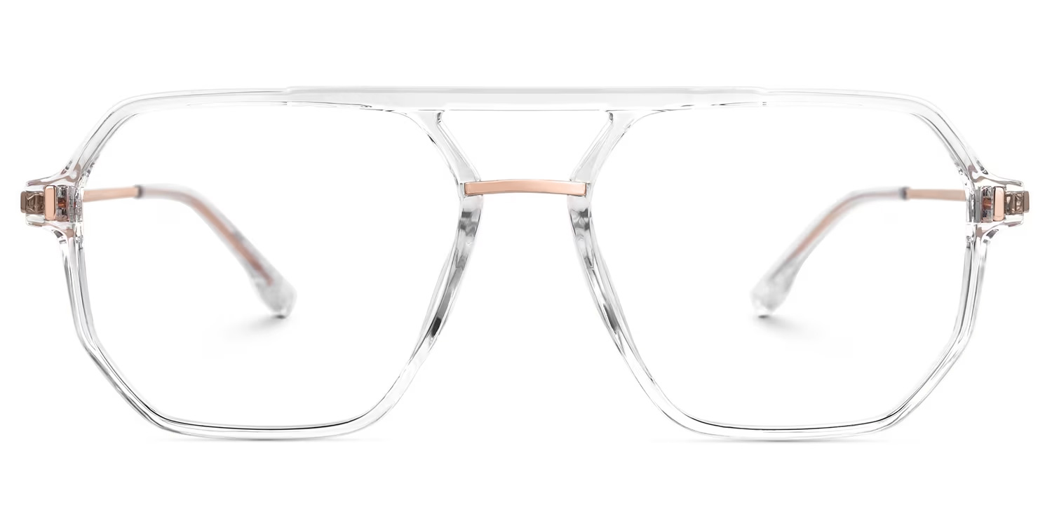 Aviator Lizbeth Clear Glasses on sale -Zeelool Glasses